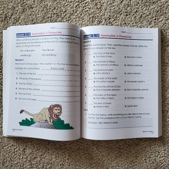 Two Second Grade Workbooks - Spectrum Second Grade & BIG Second Grade - Picture 4 of 7